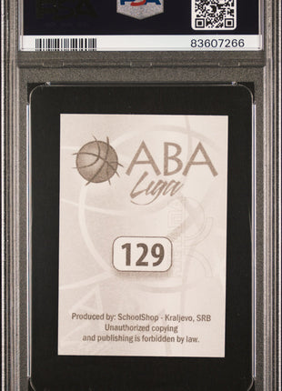 Nikola Jokic 2014 Schoolshop Aba Liga #129 Rookie RC PSA10 GEM MT