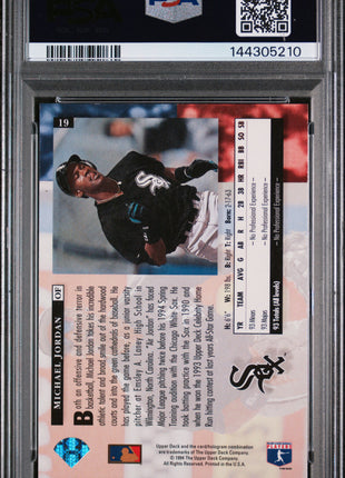Michael Jordan 1994 Upper Deck #19 Star Rookies RC PSA8 NM-MT