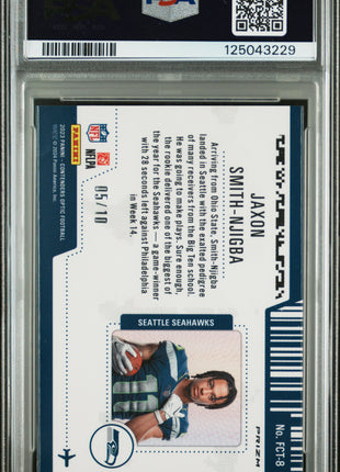 Jaxon Smith-Njigba 2023 Contenders Optic #FCT8 Ticket Gold /10 RC PSA10 GEM MT