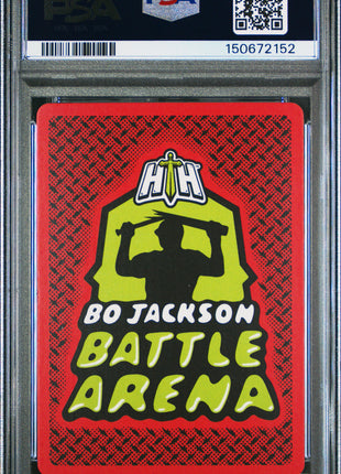 Warden 2025 Bo Jackson Battle Arena '26 Edition Slime Battlefoil SP PSA10 GEM MT