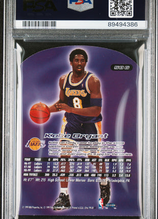 Kobe Bryant 1999-00 Ultra #50G Gold Medallion PSA8 NM-MT Lakers