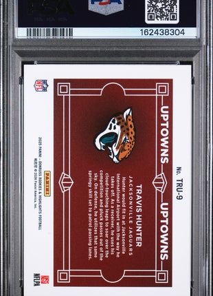 Travis Hunter 2025 Donruss Rookies & Highlights The Rookies Uptowns PSA10 GEM MT