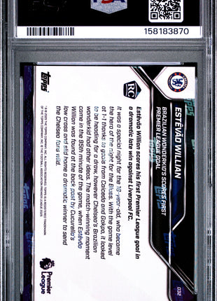 Estevao 2025-2026 Topps Now Premier League #32 Rookie RC PSA10 GEM MT