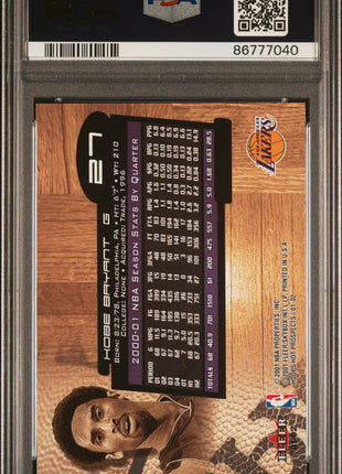 Kobe Bryant 2001-02 Hoops Hot Prospects #27 PSA8 NM-MT Lakers