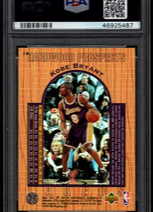 Kobe Bryant 1996-97 UD3 #19 Hardwood Prospects RC PSA10 GEM MT Lakers