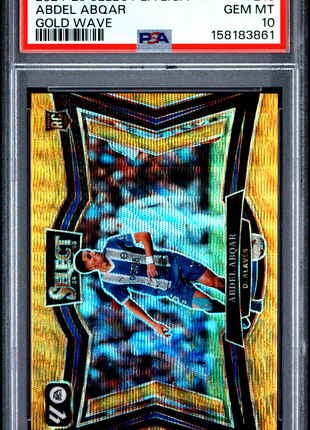 Abdel Abqar 2024-25 Panini Select La Liga #213 Gold Wave /10 PSA10 GEM MT