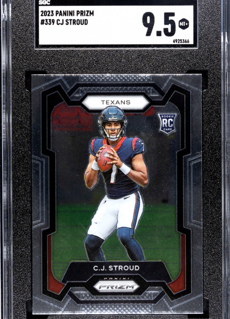 CJ Stroud 2023 Panini Prizm #339 Rookie RC SGC9.5 MINT+ Houston Texans