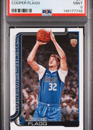 Cooper Flagg 2025-26 Topps #201 Rookie RC PSA9 MINT Mavericks