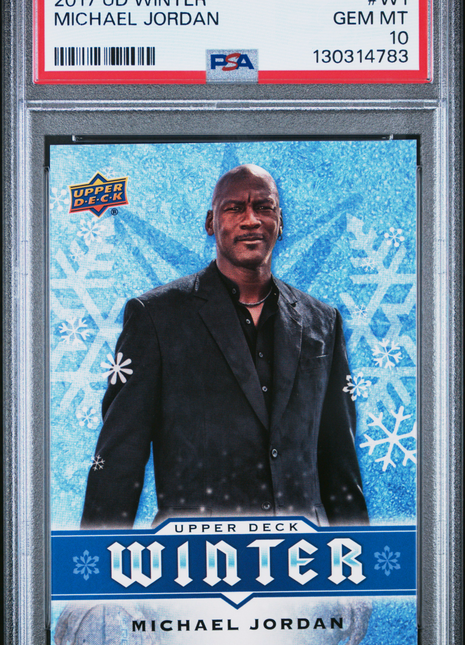 Michael Jordan 2017 Upper Deck Winter #W1 PSA10 GEM MT Chicago Bulls