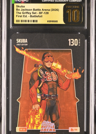 Skuba 2026 Bo Jackson Battle Arena Griffey Set #BF-128 Battlefoil CGC10 PRISTINE