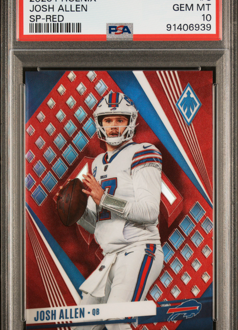 Josh Allen 2023 Panini Phoenix #8 SP Red /199 PSA10 GEM MT Bills