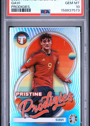Gavi 2023 Topps Pristine Road To Euro 2024 Pristine #PPGA Prodigies PSA10 GEM MT
