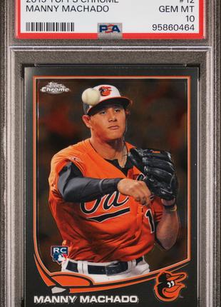 Manny Machado 2013 Topps Chrome #13 Rookie RC PSA10 GEM MT Orioles