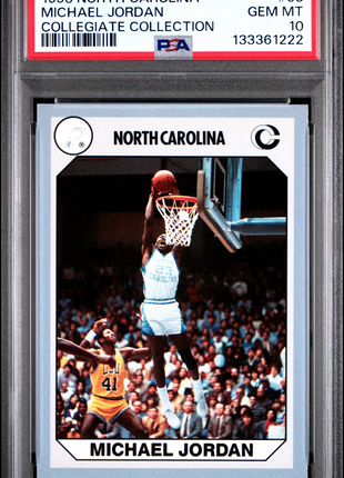 Michael Jordan 1990 Collegiate Collection #93 North Carolina PSA10 GEM MT