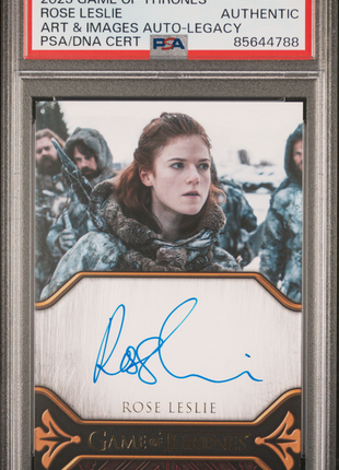 Rose Leslie "Ygritte" 2023 Rittenhouse Game Of Thrones Autograph PSA/DNA Auto