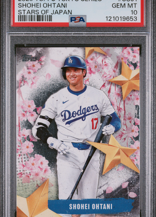 Shohei Ohtani 2025 Topps Tokyo Series #SOJ1 Stars Of Japan PSA10 GEM MT Dodgers