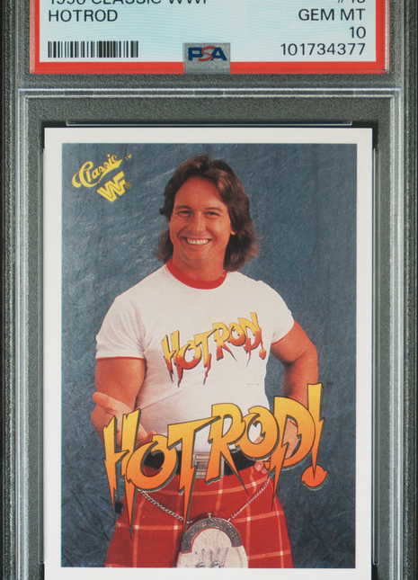 Rowdy Roddy Piper 1990 Classic WWF #13 Hotrod PSA10 GEM MT