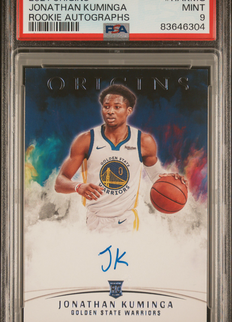 Jonathan Kuminga 2021-22 Panini Origins #RAKMG Rookie Autograph RC PSA9 MINT