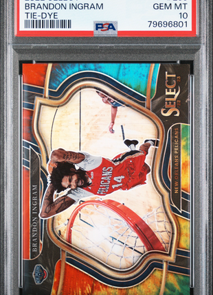 Brandon Ingram 2022-23 Panini Select #259 Tie Dye /25 SSP PSA10 GEM MT