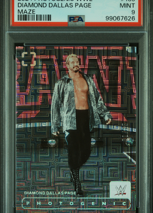 Diamond Dallas Page "DDP" 2024 Panini Photogenic WWE #139 Maze /25 PSA9 MINT