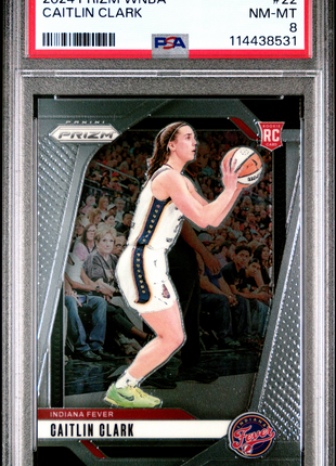 Caitlin Clark 2024 Panini Prizm WNBA #22 Rookie RC NM-MT Fever