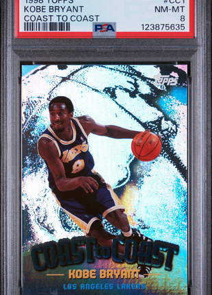 Kobe Bryant 1998-99 Topps #CC1 Coast To Coast PSA8 NM-MT Lakers