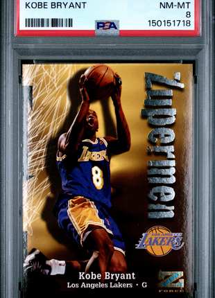 Kobe Bryant 1997 Skybox Z-Force #195 Zupermen PSA8 NM-MT Lakers