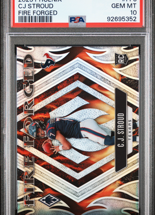 CJ Stroud 2023 Panini Phoenix #FF6 Fire Forged Rookie RC PSA10 GEM MT