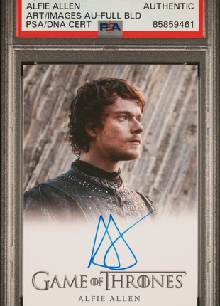 Alfie Allen "Theon Greyjoy" 2023 Rittenhouse Game Of Thrones Auto PSA/DNA