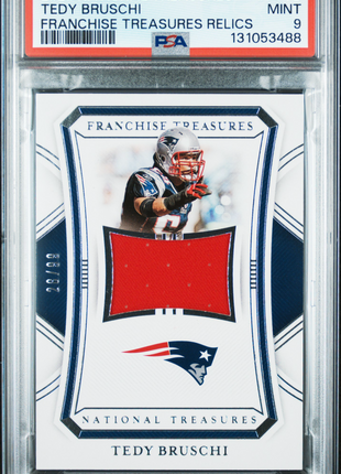 Tedy Bruschi 2020 Panini National Treasures #FTTB Franchise Relics /99 PSA9 MINT