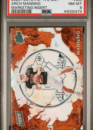 Arch Manning 2023 Panini Player Of The Day #AM Marketing /25 SSP PSA8 NM-MT