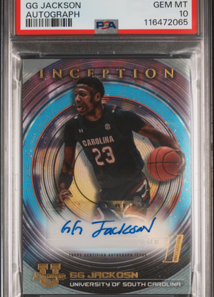 GG Jackson 2022 Bowman University Inception #GJ Autograph RC Auto PSA10 GEM MT