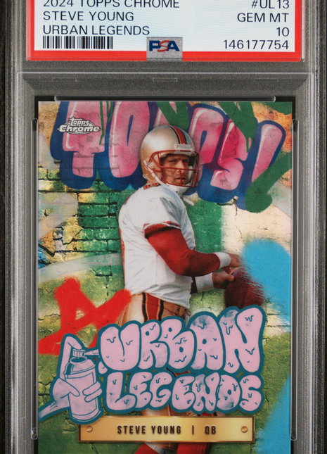 Steve Young 2024 Topps Chrome #UL13 Urban Legends PSA10 GEM MT 49ers